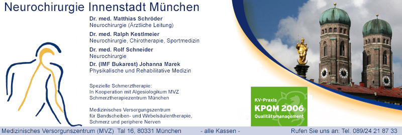Internetauftritt der Neurochirurgie Innenstadt München